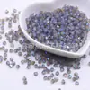 4mm Nuevo color AB cuentas de punta superior de dos puntas cuentas de cristal cuentas de diamante accesorios para joyería diy material de cuentas sueltas