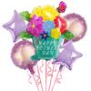 Balão de alumínio para o Dia das Mães transfronteiriço Tema Dia das Mães avental de amor Coroa Balão de decoração para festa de feriado atacado
