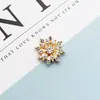 Acessórios de joias com strass de flor de diamante completo, pérolas, acessórios de cabelo feitos à mão, acessórios de liga diy, materiais