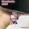 Protetor de Porta de Celular Tema Água-viva Fofo 2D para Conector iPhone/Type-C Android Desenho Animado