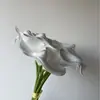Venda Quente Transfronteiriça Simulação Mini Pu Lírio Calla Enfeites para Sala de Estar e Restaurante Flores Decorativas Flores Artificiais Florais de Mão para Casamento