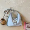 Bolso de Moda Grande de Gran Capacidad Verano 2026, Bolso Cruzado de Hombro con Textura Simple, Bolso Tote de Nicho para Mujer