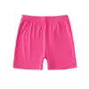 Pantalones Cortos Deportivos de Ciclismo Finos de Verano para Niñas, Leggings de Color Sólido Anti-Exposición, Pantalones Cortos para Niños para Uso al Aire Libre