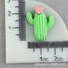 Pegamento Crema de Cactus Accesorios de Resina DIY Accesorios para el Cabello de Suculentas en Maceta Tocado Planta Corazón Funda para Teléfono Móvil Material DIY