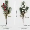 Accesorios Navideños Transfronterizos Ramas de Pino Bayas Guirnalda Navideña Materiales de Decoración Ramas de Pino Piñas Frutos Rojos Flores Artificiales