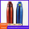 Copo Térmico de Aço Inoxidável 850ml Camada Dupla Termos Vácuo Garrafa de Viagem Masculina e Feminina Carro Estudante Garrafa Esportiva Letras