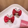 Wang Xinling mismo lazo Corona horquilla Cabeza de princesa pinza para el pelo pequeña accesorios para el cabello tamaño pequeño pinza para flequillo tocado horquilla