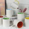 Taza Blanca de Color Puro Taza Blanca Venta al por Mayor Impresión Taza de Regalo Publicitaria Taza de Cerámica Simple para Hotel Impresión de Logo