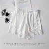 Shorts de Seguridad Transpirables Anti-Exposición Verano Encaje Sin Costuras Anti-Exposición Tallas Grandes Sexy para Mujer Transpirables Sin Costuras con Refuerzo