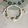 Jingdezhen Novo Estilo Chinês Little Red Book Estilo Étnico Artístico Corda Trançada Estilo Antigo Tendência Nacional Pulseira Ajustável de Alta Qualidade Atacado