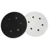 Almohadilla Pulidora de Esponja Suave de 6 Pulgadas y 6 Agujeros Almohadilla Protectora para Pulido y Lustrado Almohadilla Aterciopelada Absorbente de Golpes Almohadilla Pulidora para Lijadora Neumática en Seco