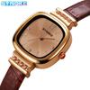 Reloj de Mujer Synoke Lujo Accesible Retro Literario Elegante Estudiante Examen Cuadrado Correa de Cuarzo Correa de Diamantes