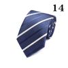 Corbata de negocios profesional para boda, padrino de boda, novio, corbata de moda para hombre, corbata de cuadros a rayas sin planchar.