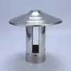 Accesorios Tubería de Escape de Acero Inoxidable Tubería Engrosada Estufa de Leña Estufa de Viento Codo de Estufa Retorno Estufa de Calefacción Tubería de Chimenea Tubería de Humo