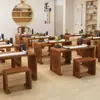 Nueva Mesa de Estudios Nacionales Chinos Mesa Antigua de Madera Maciza Clase de Entrenamiento Escritorio de Estudiante Ir Ceremonia del Té Mesa de Caligrafía y Pintura