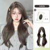 Atacado de fábrica peruca feminina cabelo longo cacheado cabelo liso cobertura total da cabeça com franja de oito caracteres onda grande micro-ondulado peruca inteira