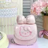 Mini Bolso de Hombro Lindo para Niñas Dibujos Animados Anime Gatitos Ligeros Lazos Nuevo Elegante Estampado Bolso Cruzado Infantil