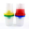 Lavapinceles de Plástico, Vaso para Mezclar Colores Pigmentados, Anticaída, Lavapinceles Creativo para Pintura Infantil