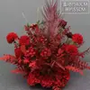 Novo Estilo Arranjos de Flores Grandes de Seda para Casamento, Arranjos de Flores Decorativos Prontos, Paredes de Flores para Hotel, Decorações Florais para Corredor, Arte Floral de Casamento