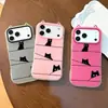 Gatinho Curioso Compatível com iPhone 17 Pro/15/16 Orelha de Gato 2 em 1 Capa para Celular Apple 17 Nicho