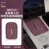 Adecuado para Xiaomi Yu7 Almohadilla de Silicona para Carga Inalámbrica Caja de Almacenamiento Central Antideslizante Protección Posavasos Decoración de Coche