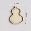 Ímã de Geladeira DIY Bordado Dai Festival do Meio Outono Ímã de Geladeira Artesanal Acessórios Ímã de Geladeira Redondo de Madeira DIY Moldura de Madeira 10 Peças