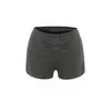 Pantalones Casuales de Cintura Baja Estilo Chica Caliente de Verano 2025 con Botones, Ajustados a la Cadera, de Ajuste Ceñido, Shorts Deportivos de Fitness de Alta Elasticidad con Cuatro Botones