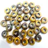Contas de cristal natural ágata jade com furo grande 5*10mm contas de ábaco acessórios para colar pulseira DIY feitos à mão