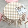 Mantel de Mesa Redonda Antiescaldante Antiaceite Desechable Corazón de Niña ins Redondo Cuadrado pvc Mantel de Mesa de Centro Tela