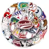 50 beisebol graffiti personalidade cross-border esportes goo cartão conta de mão esportes DIY skate adesivos de bagagem à prova d'água