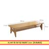Escritorio sencillo de sala de estar de madera maciza completa, escritorio para computadora de empresa, mesa larga, escritorio para aprendizaje y lectura en casa, escritorio para escribir