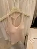 1039 Nueva Camisola de Tirantes para Primavera/Verano con Espalda Descubierta y Copas para Mujer, Sin Espalda, Adecuada para Usar en Capas o Sola
