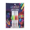 Festa de Halloween Dança Corpo Rosto Pintura Caneta Maquiagem Cos Pigmento Luminoso Tinta Facial Adereços de Fantasia