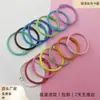 Anillos Metálicos Abiertos de Colores, Anillas para Carpeta Multifuncionales, Accesorios para Llaveros, Anillos para Tarjetas Pintados Multicolor, Al por Mayor en Stock