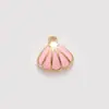 Nuevos Accesorios de Joyería DIY Aleación Goteo de Aceite Colgante de Concha Pendientes Moda Colgante DIY Material para Colgantes Venta al por Mayor