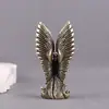 Venta Caliente Transfronteriza Creativo Latón Ángel de Dos Alas Hogar Sala de Estar Adornos Oficina Escritorio Mascota de Té Artesanías Venta al por Mayor