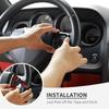 Adecuado para Volante Modificado Dodge Dart/Durango 09 Decoración de Lentejuelas