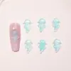 Glitter Fino Gelo Luminoso Colorido Misto Decorações para Unhas Medusa 3D DIY Resina Pequenos Acessórios Peças de Decoração para Unhas