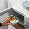 Pote de Vidro para Almoço no Micro-ondas para o Trabalho, Pote para Salada de Frutas, Pote para Armazenamento na Geladeira