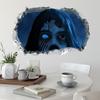 Halloween 350000 Dia Santo Horror Mulher Quebrado Parede Quarto Sala de Estar Home Decoração de Parede Adesivo de Parede Self