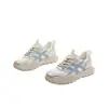 Zapatos Dad Mujer Otoño Nuevos Zapatos de Malla Transpirable Mujer Estilo Coreano Versátiles Suela Gruesa Suela Suave Zapatos Deportivos Casuales para Correr
