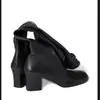 2025 Botas Nuevas de Otoño e Invierno para Mujer Liu Haocon Botas de Caballero de Tacón Alto y Grueso Botas de Punta Cuadrada Botas Elásticas de Tacón Alto