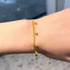Pulsera de lirio y orquídea con método antiguo de Xiaohong para mujer, doble apilamiento, 18k, exquisita, ins, diseño de nicho, versátil, nueva