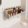 Prateleira de Banheiro Prateleira de Parede para Banheiro Sem Furos Prateleira de Armazenamento Multicamadas para Parede de Banheiro Vaso Sanitário Banheiro Sala de Banho