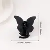 Golais Joias Elegante Presilha Borboleta Fosca Casual Versátil Presilha de Cabelo para Parte de Trás da Cabeça Presilha Tubarão Acessórios de Cabelo Feminino