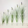 Plantas Verdes Artificiais Lavanda Atacado Haste Única Grama de Junco Flores Artificiais Decoração de Janela Cenografia de Eventos Arranjo de Flores Adereços