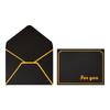 Sobre para tarjeta de membresía de 10 x 7,5 cm, tamaño pequeño, mini sobre de almacenamiento, bronce, venta al por mayor, VIP occidental, disponible