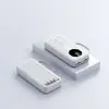 Batería Externa 10000/20000 mAh Carga Rápida Gran Capacidad Luz LED con Cable Cuádruple Integrado Fuente de Alimentación Portátil para Exteriores