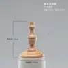 Cubierta de Cabeza Modelo Oro Plata Madera Sólida Cubierta Plana Accesorios Metálicos Tienda de Ropa para Adultos Hombres y Mujeres Cubierta de Cabeza Corona de Madera Sólida