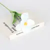 Tulipán Marrón PU Brownie Flores Artificiales para Hogar, Hotel, Decoración Exterior, Flores Falsas para Regalos de Graduación, Ramos de Mano al por Mayor